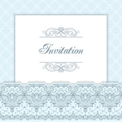 Vintage invitation template