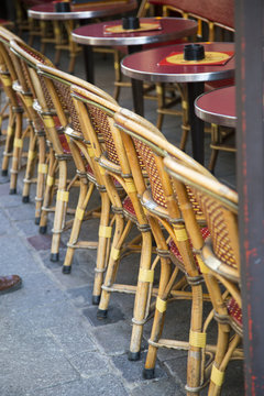 Caffe terrace in Paris