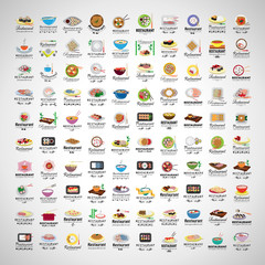 Sushi Icons Set - Vector Illustration