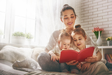Happy loving family