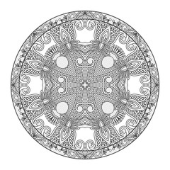 Vector decorative round element.