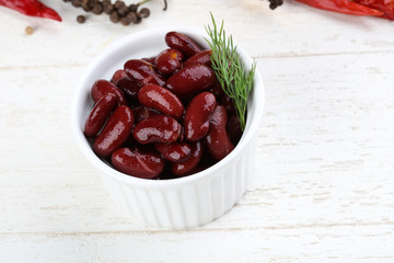 Canned kidney bean