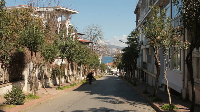 Beautiful streets and mansion houses of Buyukada  ( meaning  Big Island ).The island is the biggest one of the other 5.But  all of them are called as  '' Princes' Islands '' as a name.