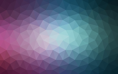 Obraz premium Multicolor dark blue, red polygonal design pattern, which consist of triangles and gradient in origami style.
