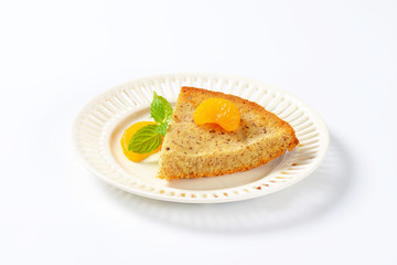 Spiced lemon nut cake