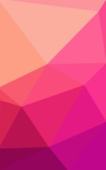 Obraz premium Multicolor pink, yellow polygonal design pattern, which consist of triangles and gradient in origami style.
