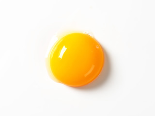 Raw egg yolk - obrazy, fototapety, plakaty