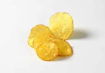 Crunchy potato chips