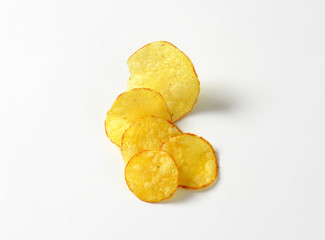 Crunchy potato chips