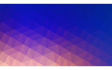 Obraz premium Multicolor blue, yellow, orange polygonal design pattern, which consist of triangles and gradient in origami style.