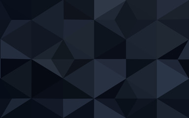 Fototapeta premium Dark gray polygonal design pattern, which consist of triangles and gradient in origami style.