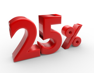 25 percent discount