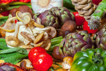 Vegetables background