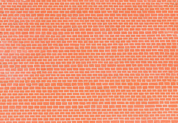 Wall of red brick.