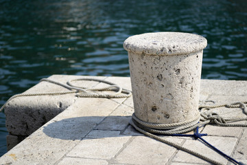 Naklejka premium Dock in Sucuraj, Hvar, Croatia