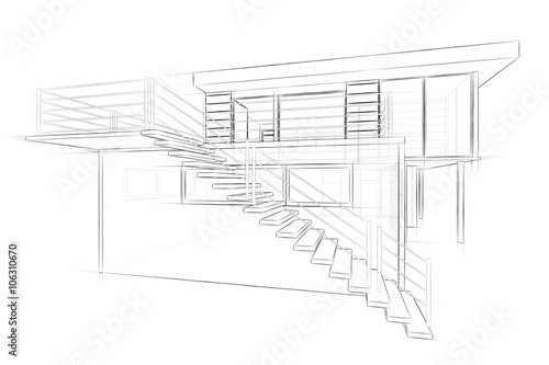 Architektur skizze zeichnung haus stockfotos und lizenzfreie bilder