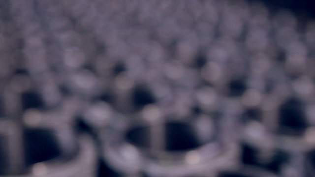 Panning over steel pipes. 10 second looping animation.