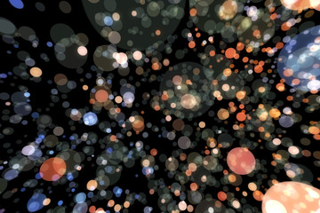 Abstract image background glowing particles