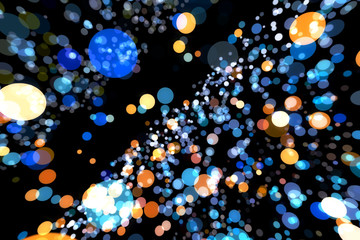 Abstract image background glowing particles