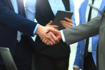 Business handshake