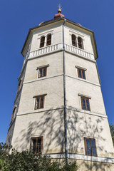 Obraz premium Glockenturm tower on Schlossberg hill in Graz, Austria