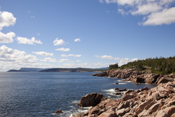 Fototapeta na wymiar Green Cove Cape Breton Nova Scotia