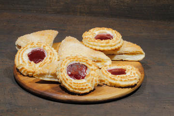 Stuffed with apple dumplings and coconut tartlets