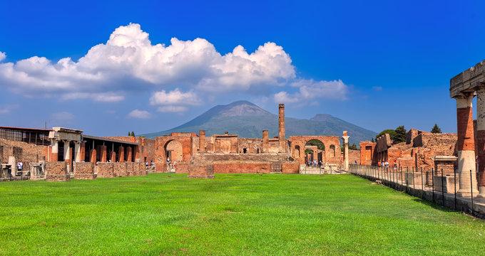 Pompeii and Mount Vesuvius, Naples, Italy
