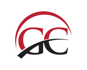 GC red letter logo swoosh