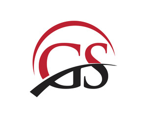 GS red letter logo swoosh