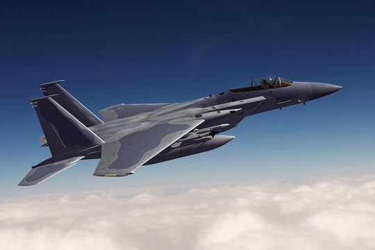 F-15C Eagle 3D rendering
