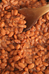 cooked beans
