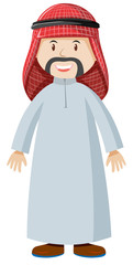 Arab man in costume