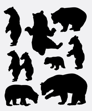 Baby Bear Silhouette Photos Royalty Free Images Graphics Vectors Videos Adobe Stock
