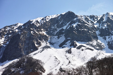 Obraz premium Północna ściana wiosny Oyama