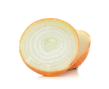 Onion isolated on the white background