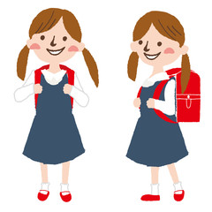 Elementary school students in Japan