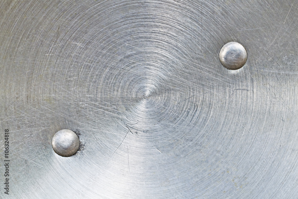 Poster Design of scratch on steel for pattern and background