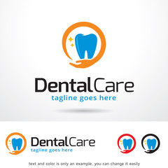 Dental Care Logo Template Design Vector