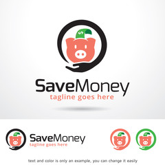 Save Money Logo Template Design Vector