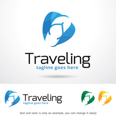 Traveling Logo Template Design Vector