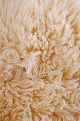 Background of beige fur