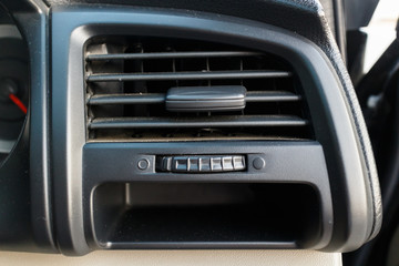 Obraz na płótnie Canvas Dirty car air conditioning.Car Dashboard Air Vents