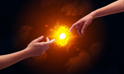 Arms reaching for the sun