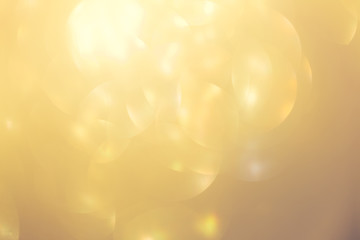 gold background, abstract golden bokeh light happy new year