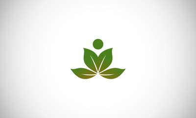  green leaf nature logo