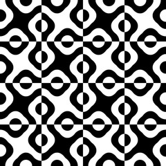 Seamless Curved Shape Pattern