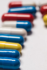 Pills pharmaceautical concept. High resolution image.