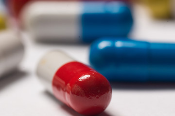 Pills pharmaceautical concept. High resolution image.