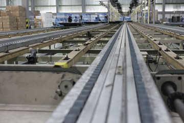 Fototapeta premium conveyor line assembly